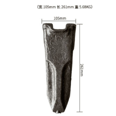 RC Τύπος εκσκαφέας Bucket Tooth Digger Bucket Teeth 5,68KG Για SY195/SY200